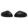 Car Decoration Door Mirror Shell For Ford Puma Years -2024 Carbon Fiber Glossy Black Car Rearview Accessories