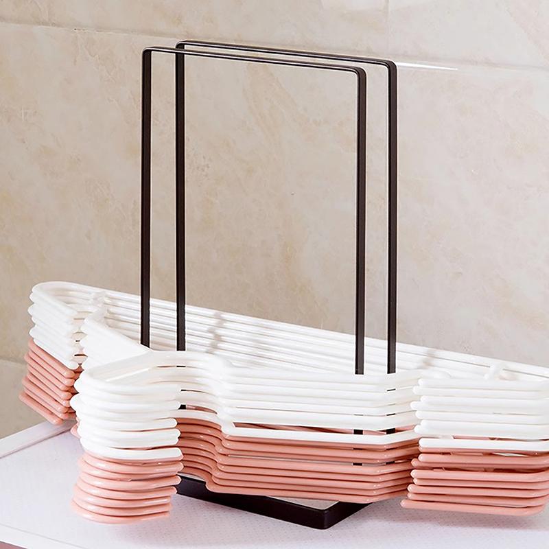 Hanger Storage Organizer Large Capacity Hanger Stacker Rack For Adults And Children Stainless Steel Detachable Space-Saving