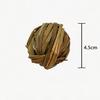 Natural Handmade Woven Rattan Teething and Chew Toy for Rabbits, Hamsters, and Chinchillas - Boredom Relief Ball