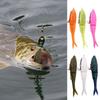 12cm/17cm Soft Fishing Lures with T Shape Tail, Simulation Fishing Swimbaits Artificial Baits Slow Sinking Fish Lures