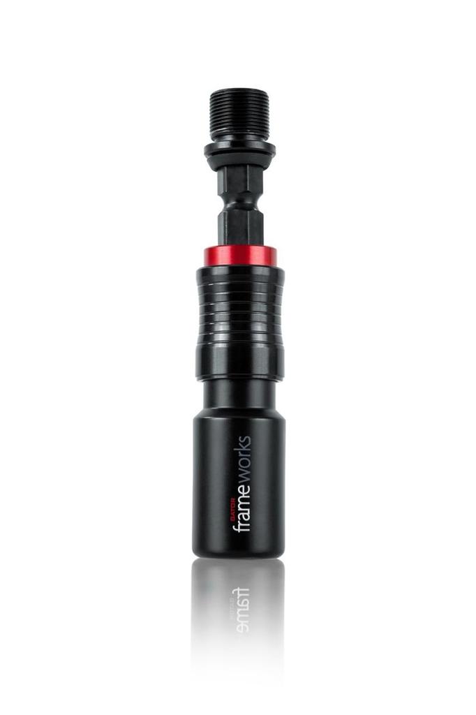 GATOR Frameworks Quick Release Attachment for Microphone Holders, GFW-MIC-QRTOP, Black