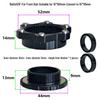 BOOST Center Lock Disc Brake Hub Conversion Kit: Front 100mm 15x110mm Rear 142mm 12x148mm with Washers/Spacers.