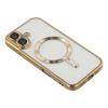 For iPhone 17 Magnetic Case CD Veins Glass Lens Guard TPU Phone Back Cover with Screen Film