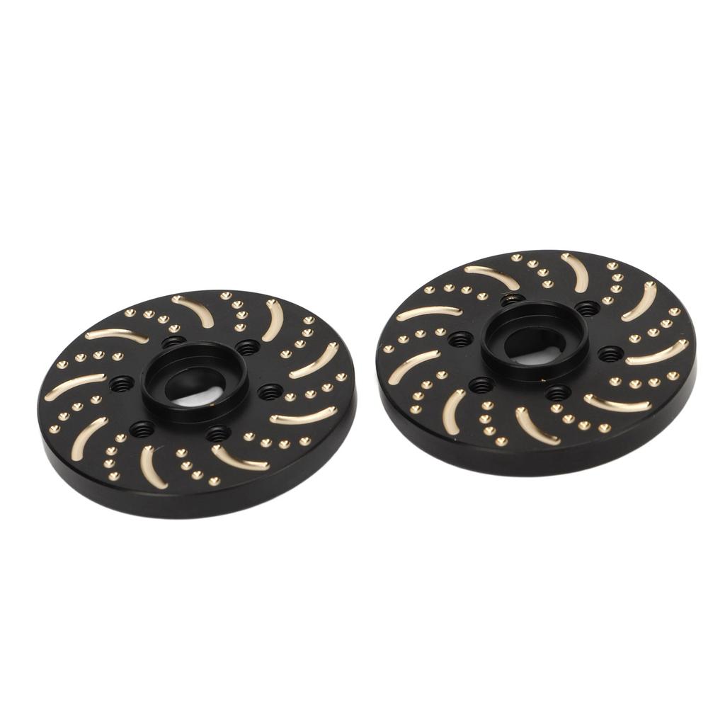Brass Wheel Weights Brass 6 Hole Wheel Hex Hub Adapter Weight for 1.9in 2.2in Beadlock Wheel Rim
