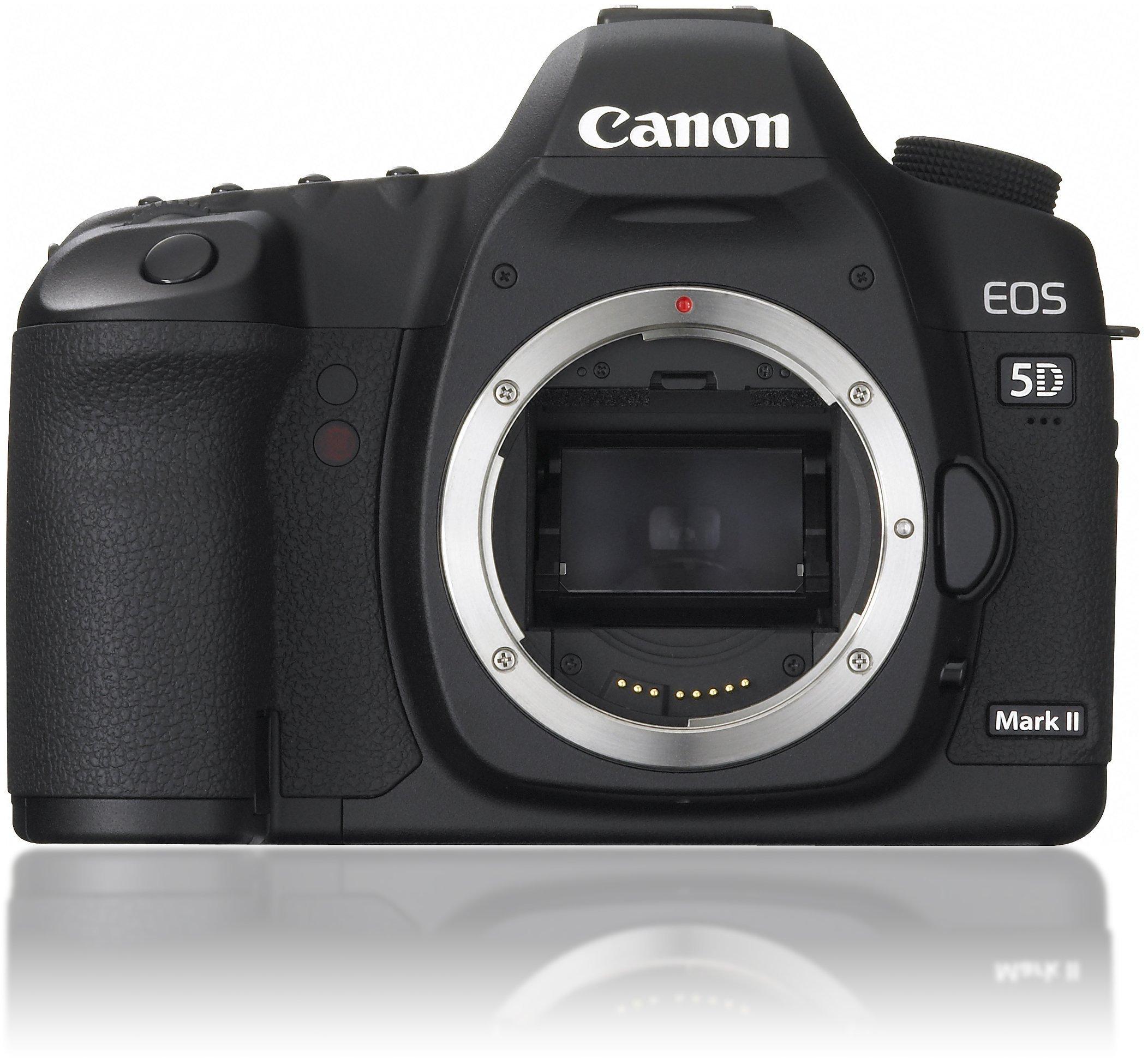 

Відновлена цифрова дзеркальна камера Canon EOS 5D Mark II (корпус) (Відремонтовано) чорний