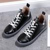 Winter New Fashion Ladies High -Top Leather Cotton Laces Fleece Autumn And Winter Outdoor Sports Shoes Warm Women Shoes