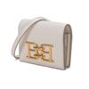 Bally B-Chain Short Metal Leather Wallet Crossbody Shoulder Bag Women bags Bone-White BRITNEY-W-83