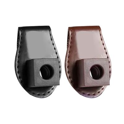 Portable Billiard Chalk Holder Leather Chalk Bag with Magnetic Belt Clip Chalk Holder for Pool Billiards Snooker