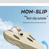 סנדלי קבקבי חוץ לגברים עם סוליה עבה מונעת החלקה - שקטים, ללא ריח, נוחות קיץ לנהיגה והליכה