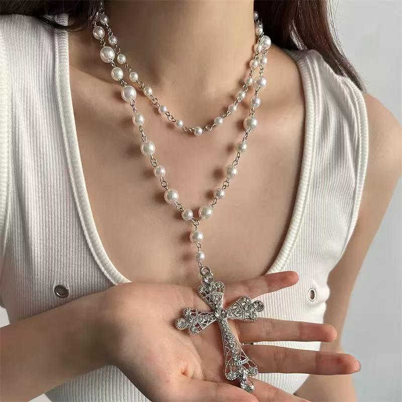 Y2K Spicy Girl Dark Star Leather Choker Necklace - Pure Desire Clavicle Chain