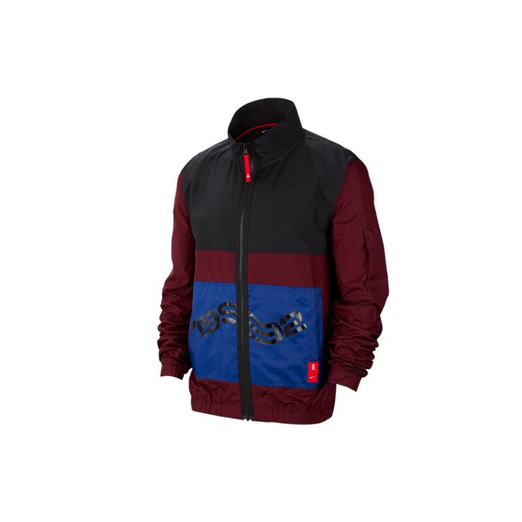 Куртки Nike Мужские Черно-Красный Пэчворк Стойка Умеренный Другое BV9296-681 M