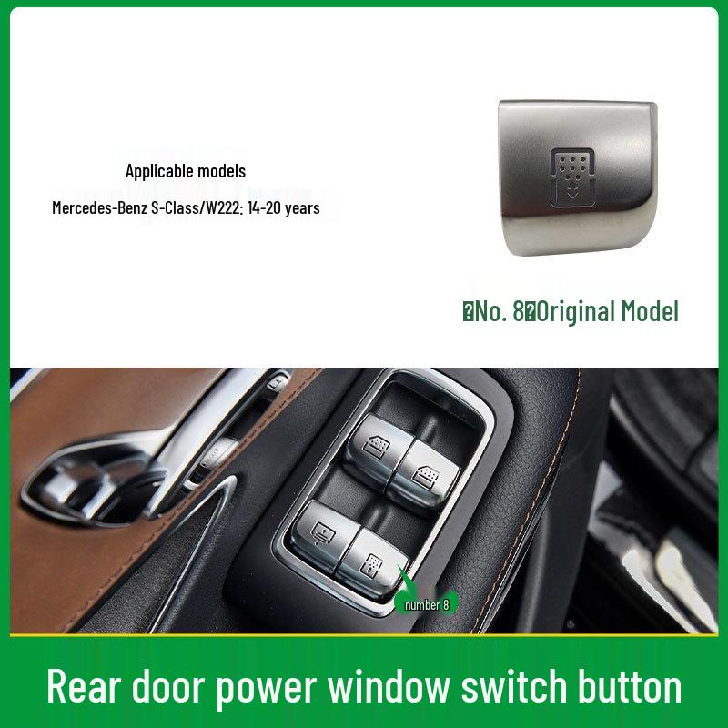 Mercedes-Benz S-Class W222 Window Lifter Switch Button (Part No. 2229051505)