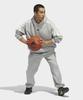 ADIDAS Basketball Fleece Joggers - Medium Gray Header / Kb7551