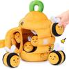 Fluffy Animals House Bee Doll Cartoon Bees Build Their Hives Simulated Farm Set  Children Toy
