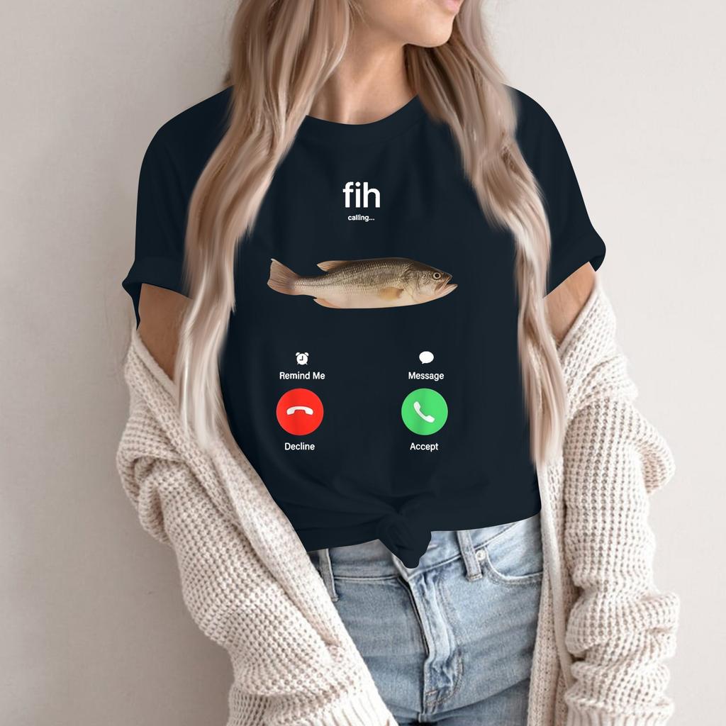 Women's Round Neck Printed Short-sleeved T-shirt Top