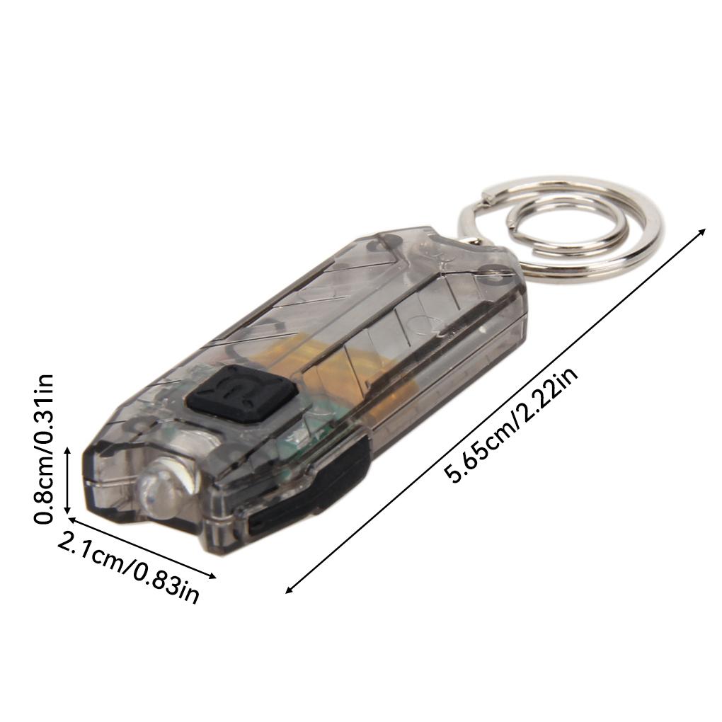 Keychain Torch 45LM Portable Convenient LED Mini Flashlight Super Bright Small Lights Camping Night Reading Cycling Walking