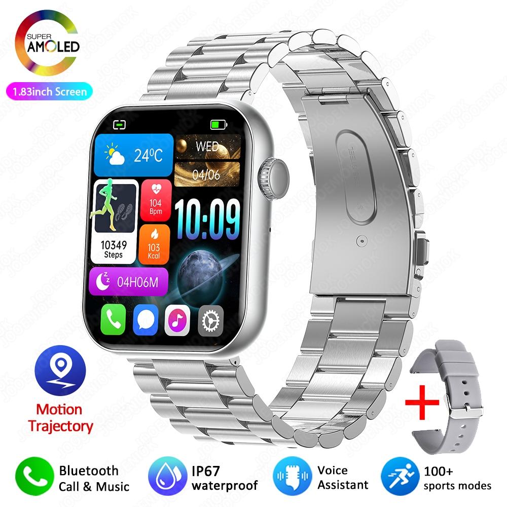 New 1.9 inch Smart Watch Men Full Touch screen Bluetooth Call Sports Bracelet Heart Rate Smartwatch Women