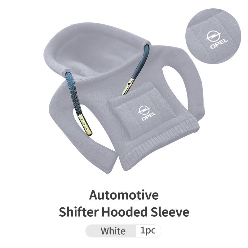 For Opel Car Gear Shift Knob Cover Gear Stick Protector Hooded Sweatshirt Astra H G J Insignia Corsa Zafira Meriva Mokka XL1
