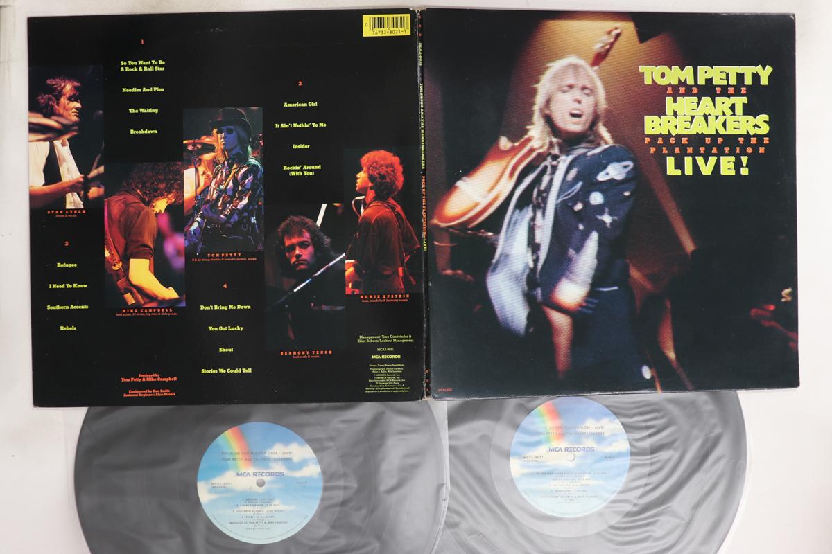 

LP Record TOM PETTY & THE HEARTBREAKERS - Pack Up The Plantation Live MCA28021 MCA 1985 US Rock Used