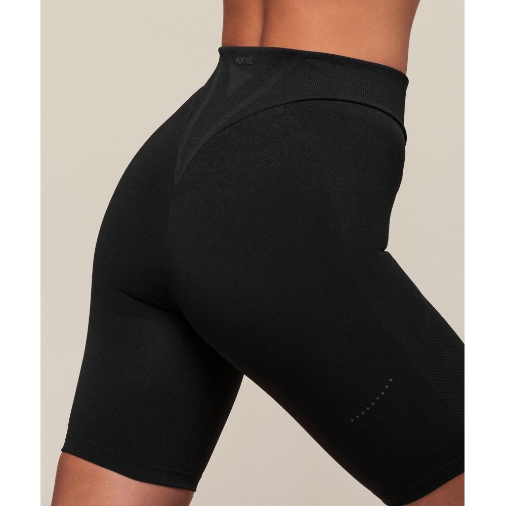 Gymshark Everywear Warp Knit Cycling Shorts Black B1c8s Bb2j