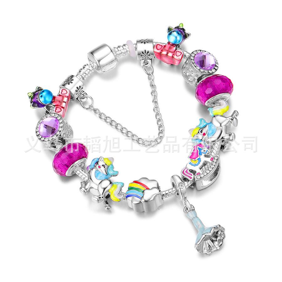 DIY Beaded Christmas Tree Bracelet Gift – Pandora Style Snowman Jewelry