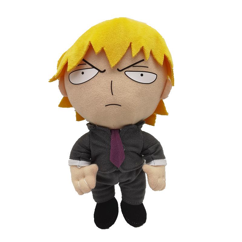 Плюшевая кукла Newmob Mob Psycho 100 Рейген Спирит, длинная 27cm, 140g жёлтый