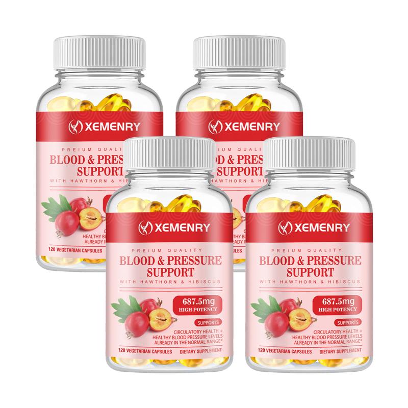 XEMENRY Hawthorn, Roselle, Garlic Extracts - Circulatory Health