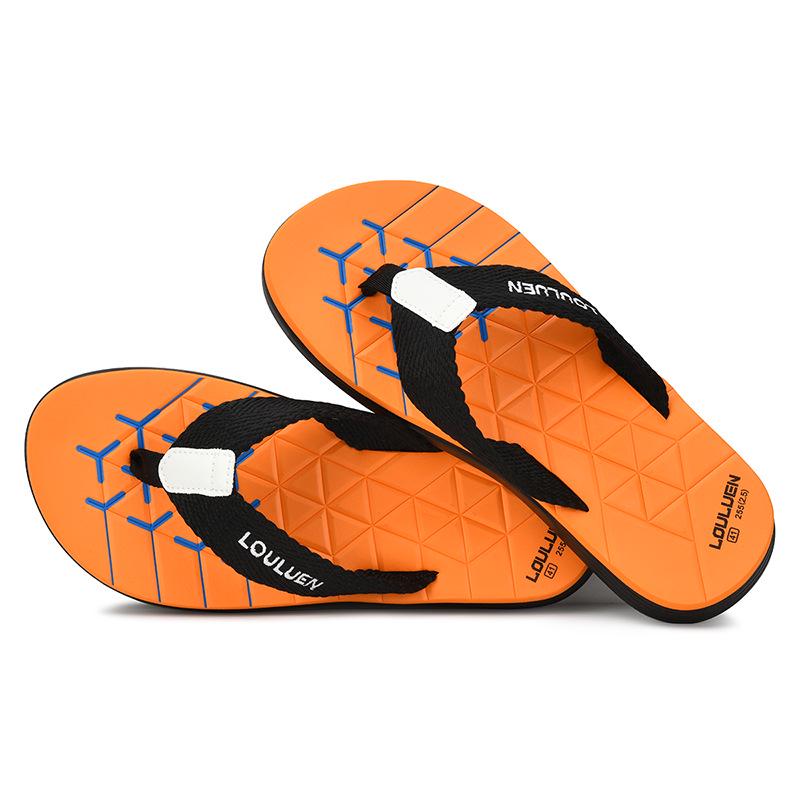 

Мужские пляжные шлепанцы с нескользящей подошвой 2025: Модные летние сандалии для повседневной носки на открытом воздухе 44