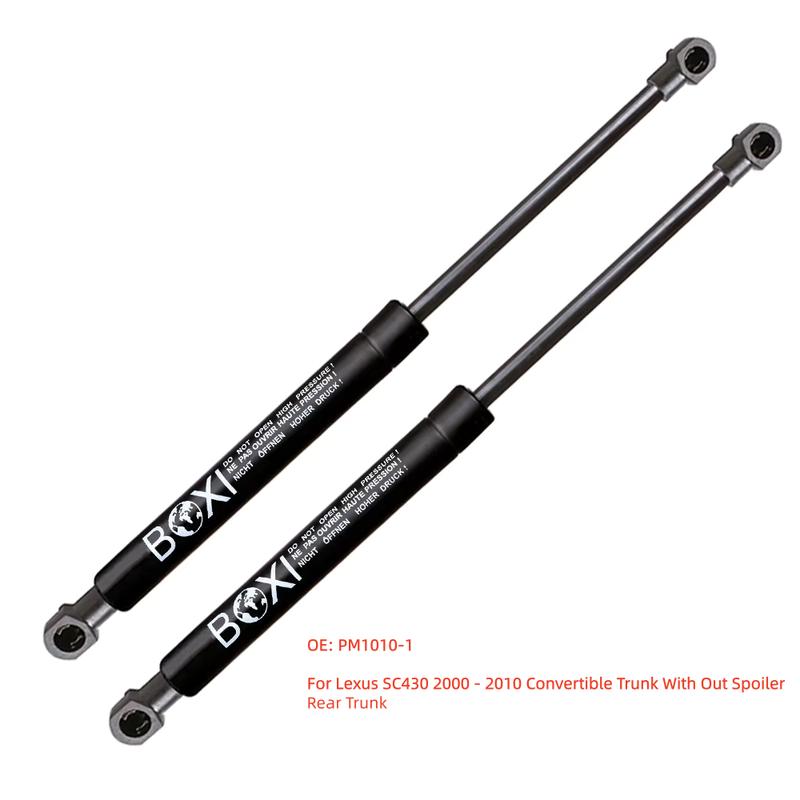 BOXI 2pcs Trunk Gas Spring Shock Struts Replacement PM1010-1 For Lexus SC430 2000 - 2010 With Out Spoiler Lift Struts
