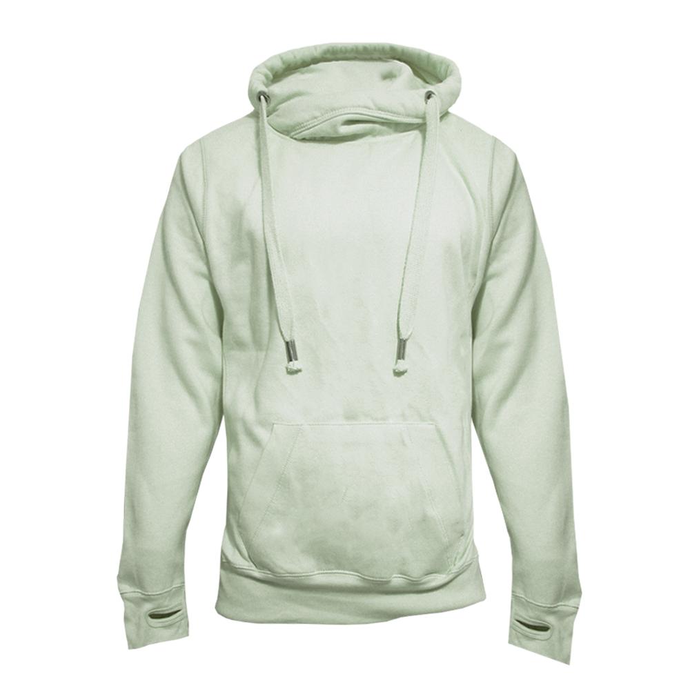 Awdis Unisex mikina s kapucí pro dospělé s překříženým výstřihem