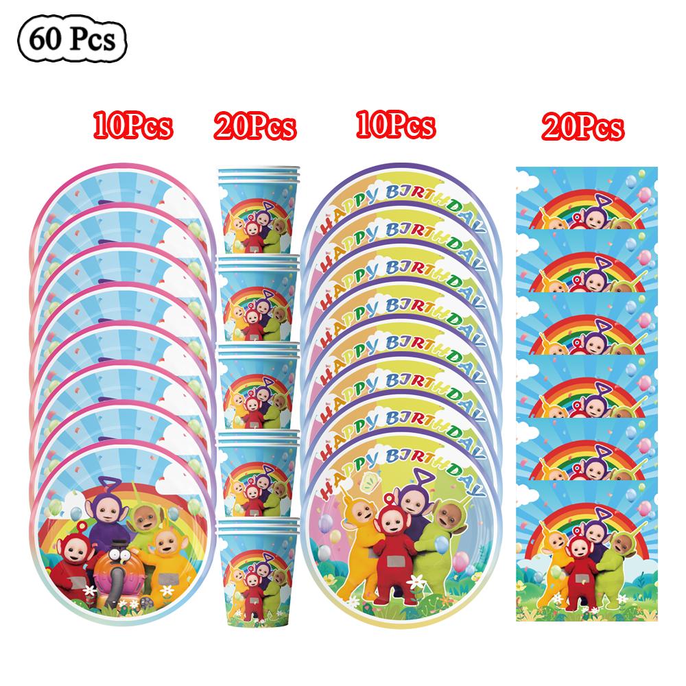 

Декор на День Народження Тінкі Вінкі Антена Дитина Одноразовий Посуд Скатертина Тарілка Чашка Подарунковий Пакет Дитячі Подарунки Товари для Вечірки