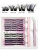 Diy Segmented False Eyelashes 5D Dense Self-Grafting Eyelash Set Single Cluster Simulation Large Capacity