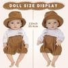 Vinyls Newborns Baby Girl Doll 12inch Child Friendly Realistic Plaything
