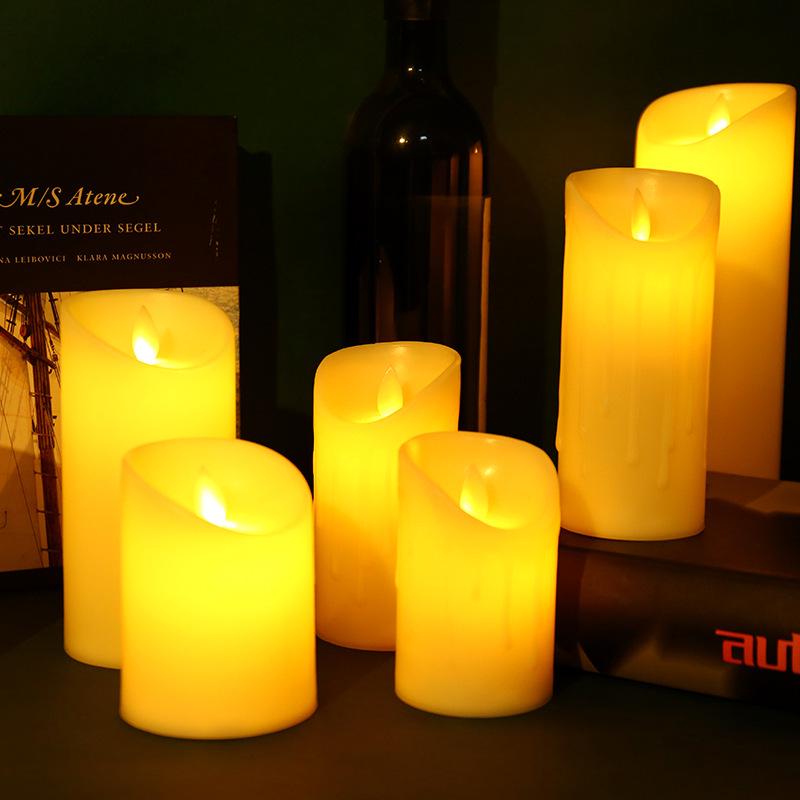Cross-Border LED Candle Lights for Home, Weddings, and National Day Decor
