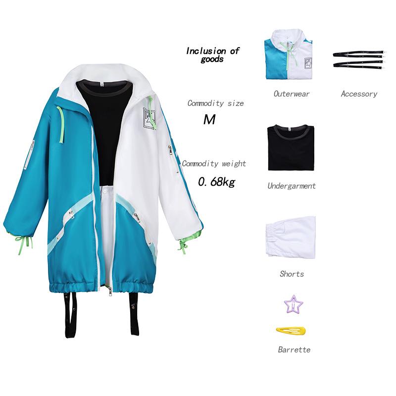 Anime Color Stage Project Sekai Cosplay Kamishiro Rui Cosplay Feather Wonderland Showtime Stage Halloween Cloak Kamishiro Anime