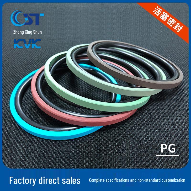 KVK Seals Hydraulic Piston and Reciprocating Seal with Perfluoroether O-ring PG 1