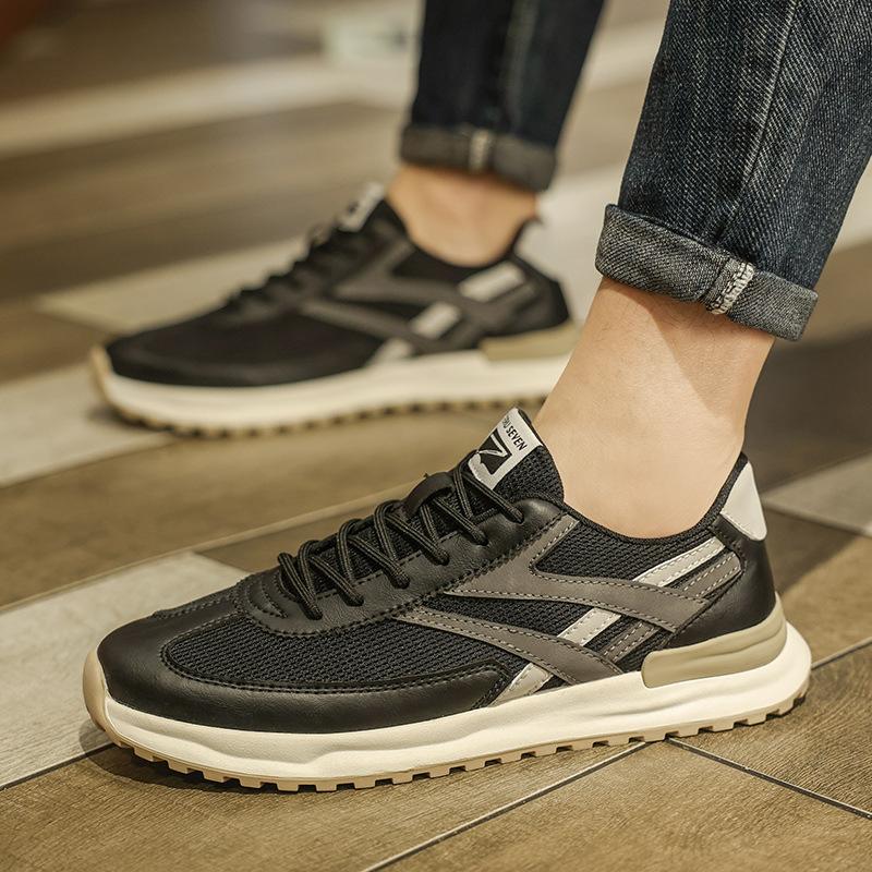 Forrest Gump shoes men's 2025 new true mesh versatile trend casual board shoes men's sports shoes platform German training shoes