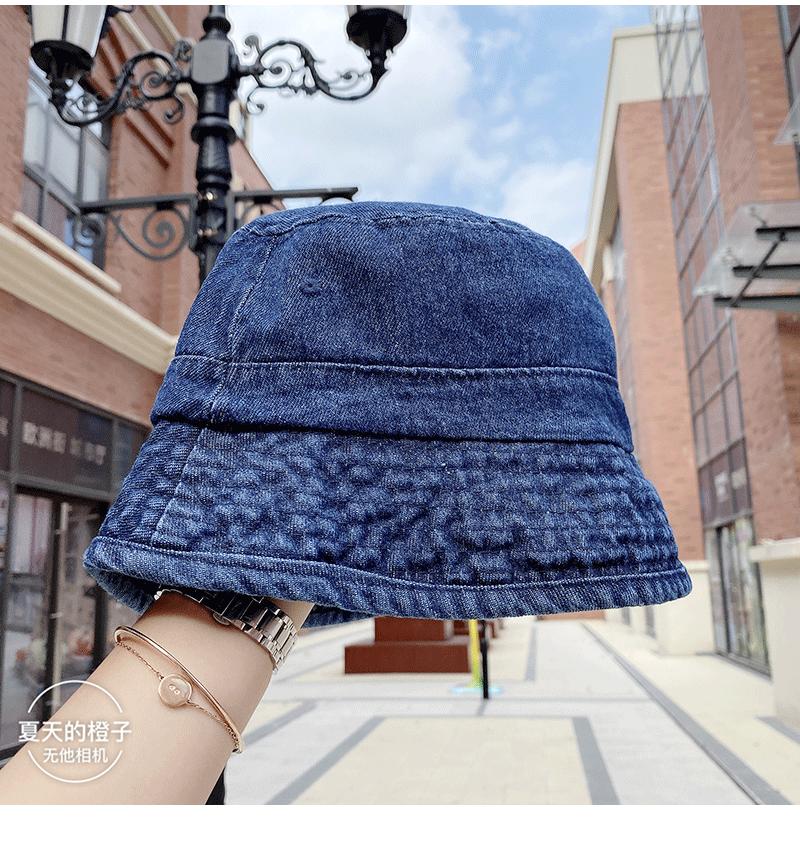 

Джинсовая панама женская Харадзюку ретро панама панама модная шляпа от солнца adult average size темно-синий