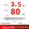 SKH51 High-Speed Steel T-Type Mold Punch Pin