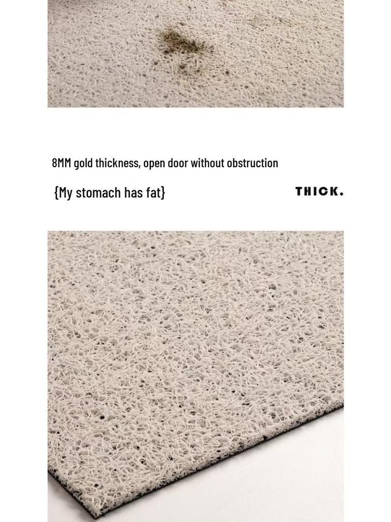 Festive Cartoon Door Mat: Stain-Resistant, Dirt-Wiping, Mud-Scraper Mat for Entryway & Home, Easy To Clean Coil Design.