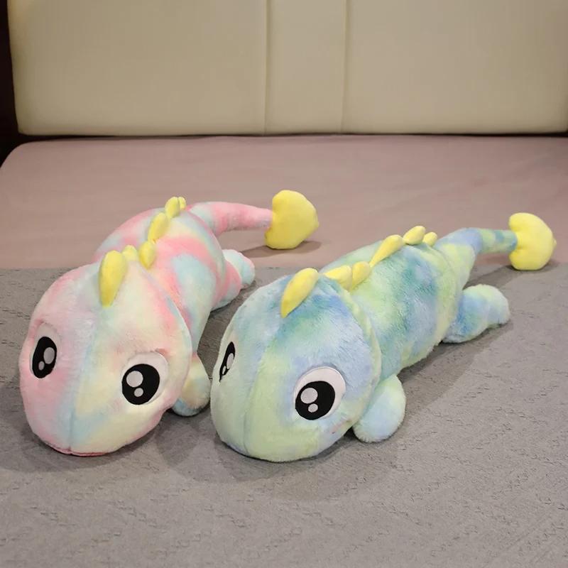 Regenbogen-Dinosaurier-Plüschtier, weicher Plüsch, Stofftier, Dinosaurier, garantiertes Zimmerdekor, Kindergeburtstagsgeschenk