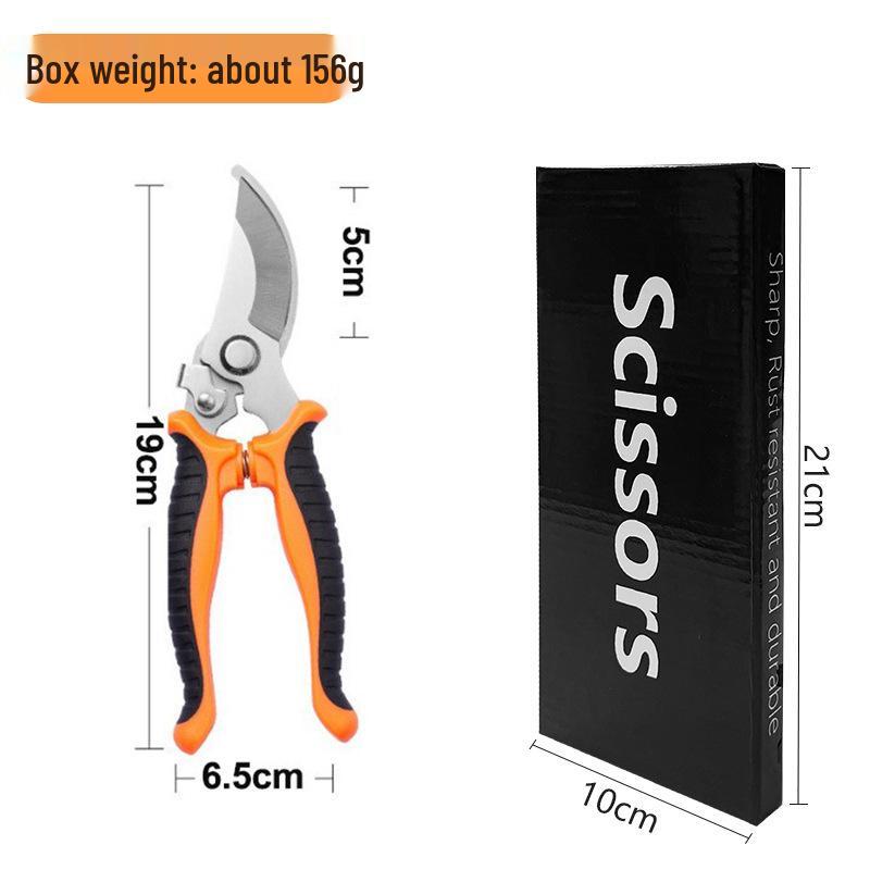Multifunctional Stainless Steel Pruning Shears for Gardening, Grafting, and Flower Branches