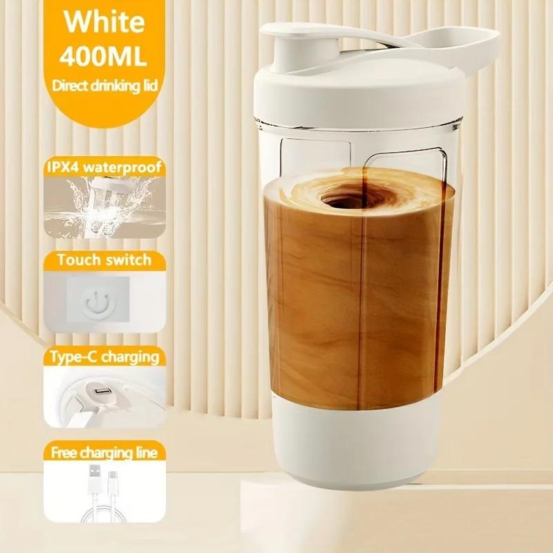 Portable Electric Blender USB Rechargeable Shaker Cup Sports Mixing Cup for Milkshakes, Coffee Fitness Protein powder Shaker Cup
