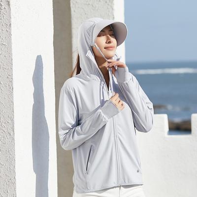 Ice Silk Sunscreen Clothing Detachable Large Brim Women's Sun Protection Outdoor Jackets
