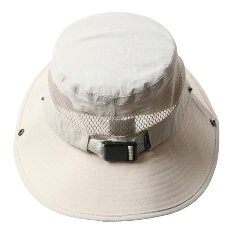 Breathable Fisherman Hat with Sun Protections Foldable Bucket Hat for Hiking and Camping Outdoor Activity Headwear