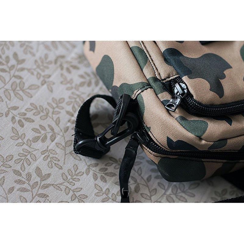 Japansk Kamuflasje Digitaltrykk Crossbody-veske - Hip Hop-stil