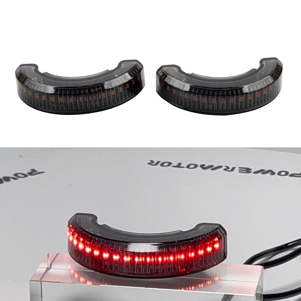 Motorcycle LED Turn Signal Light for BMW Honda Suzuki Kawasaki Front Shock Turn Signal Universal Motocross Street Racing