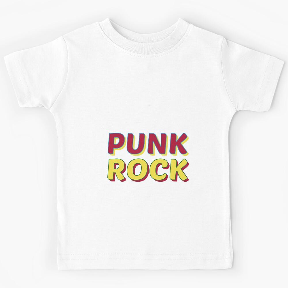 Old School Punk Rock 80s 90s Music Kids T-Shirt 140
