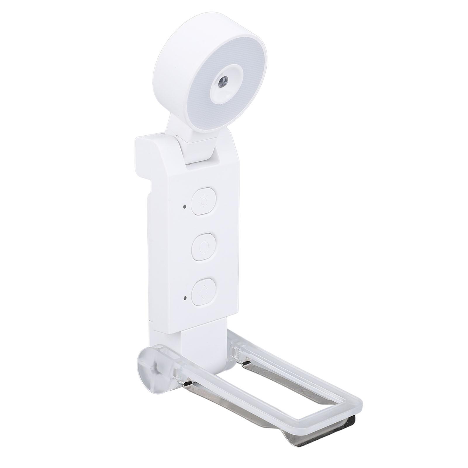 

USB Rechargeable Book Reading Light 5 Colors 6 Brightness Dimmable Clip On LED Reading Lamp with Timer Foldable белый
