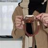 Airpods Pro Cartoon Brown Cat Portable Rope Bluetooth Headset Cover Women'S Protective Case Airpods 1 /2 Generation